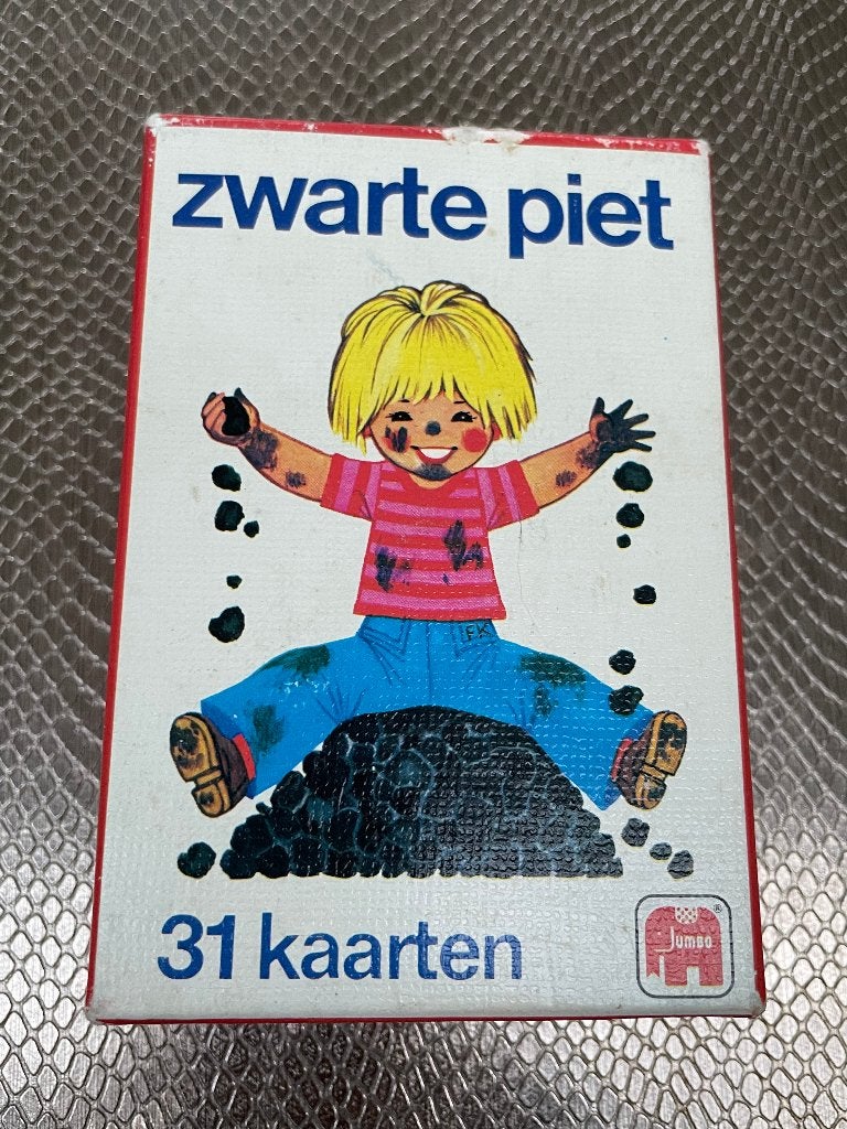 Zwarte Piet kaartspel - Vintage Jumbo (31 kaarten), Een of twee spelers, Ophalen of Verzenden, Gebruikt, Jumbo