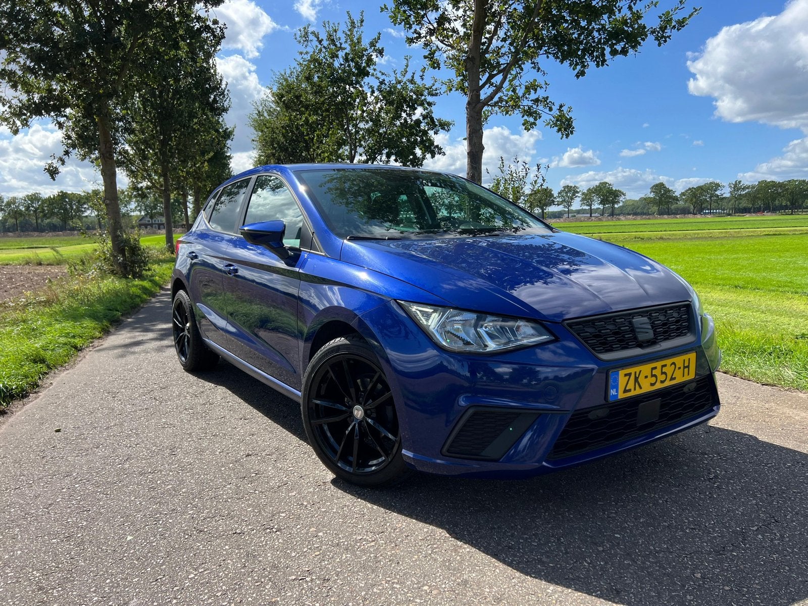Seat Ibiza 1.0 Ecotsi 95pk 2019 Blauw, Voorwielaandrijving, Stof, 40 €/maand, 95 pk