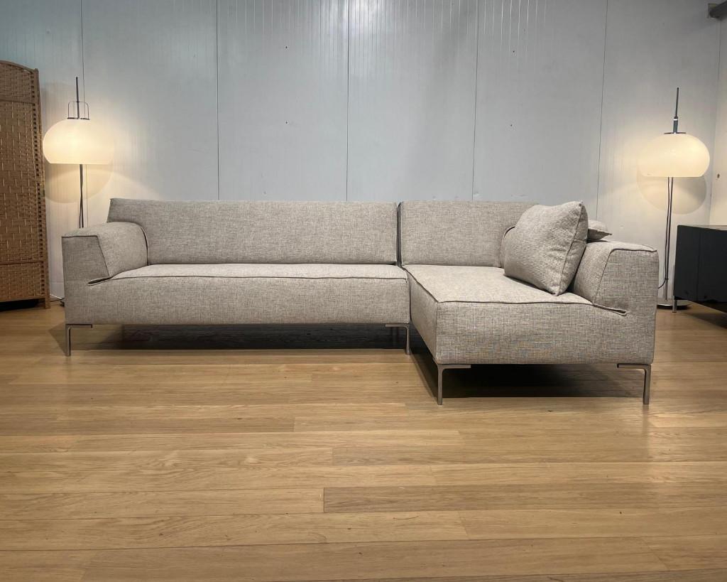 NIEUW GESTOFFEERD Design on Stock Bloq Hoekbank Ecru NP 7500, 250 tot 300 cm, Design Bank Bankstel Zetel Hoekbank Design on Stock