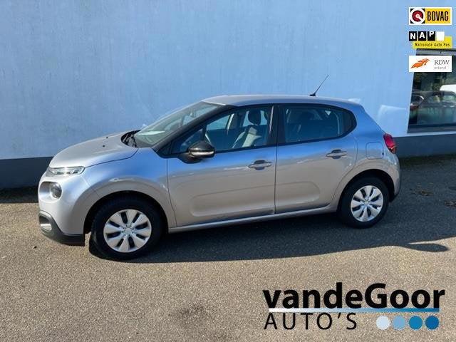 Citroen C3 1.2 PureTech S&S Feel, '19, 5-DRS, NAVI, CRUISE E, Auto's, 83 pk, 1199 cc, 450 kg, Origineel Nederlands