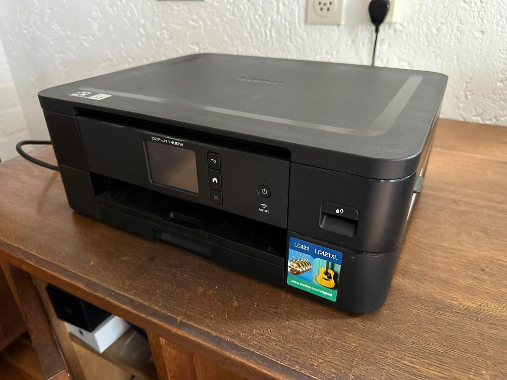 Printer-Scanner Brother DCP-J1140DW, Computers en Software, Printers, Ophalen, Gebruikt, Brother all in one printer, Inkjetprinter
