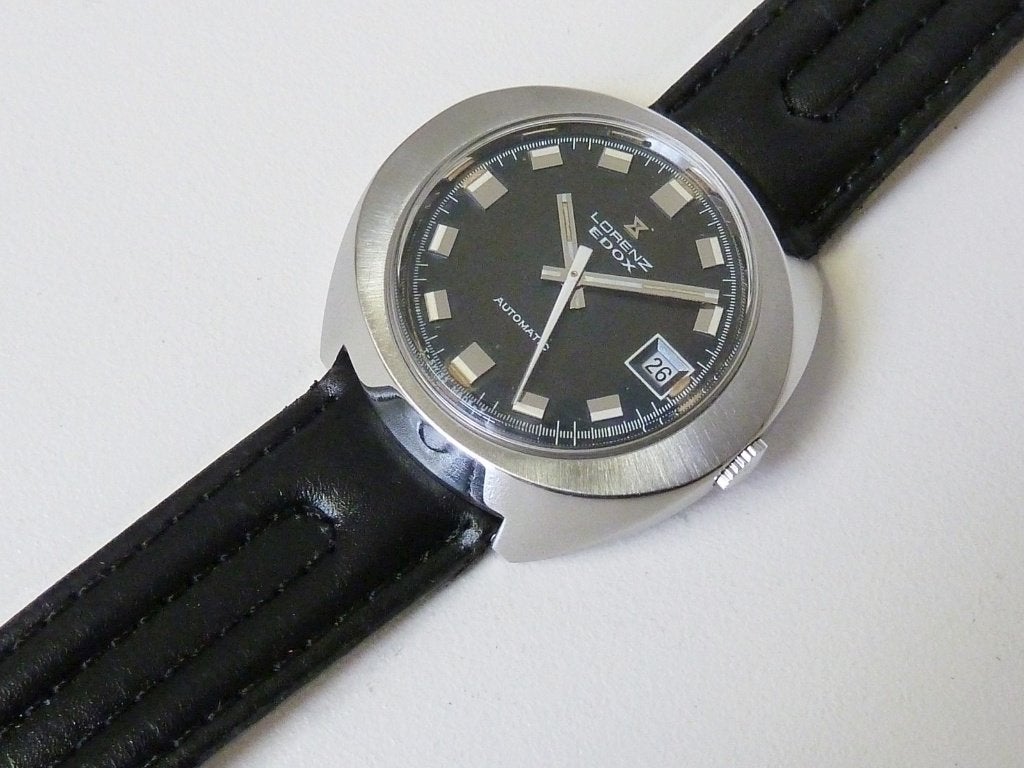 Edox Lorenz Automatic, Overige merken, Staal, Met bandje, Polshorloge