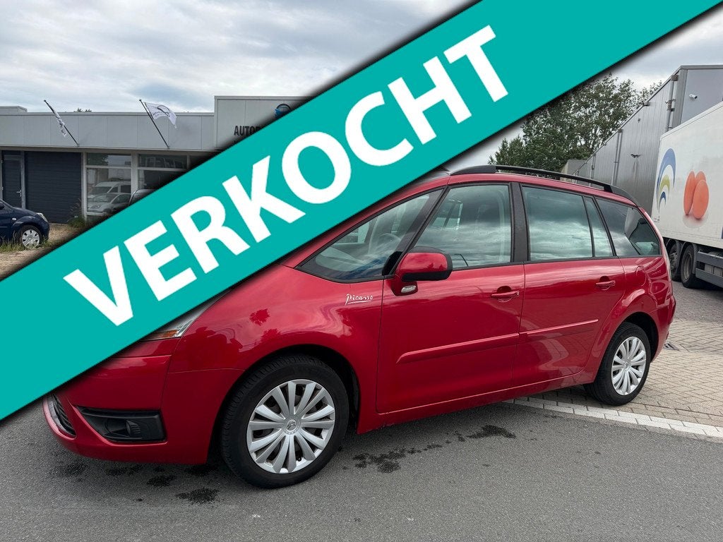 Citroen Grand C4 Picasso 1.8-16V Ambiance 7-Persoons / AIRCO, Auto's, Citroën, 125 pk, Gebruikt, Zwart, 4 cilinders