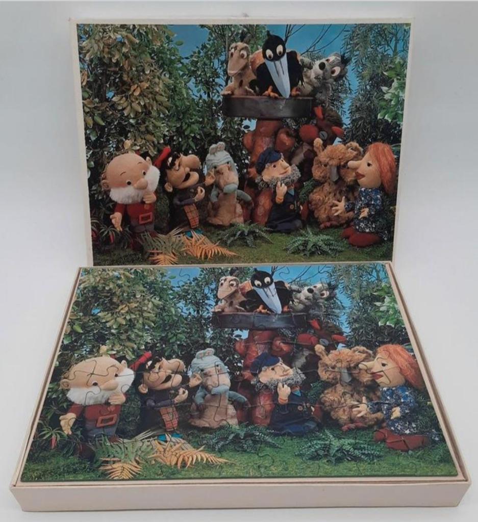 Paulus de Boskabouter Puzzel (2) uit 1974, Ophalen of Verzenden, Meer dan 50 stukjes, Gebruikt, 6 jaar of ouder