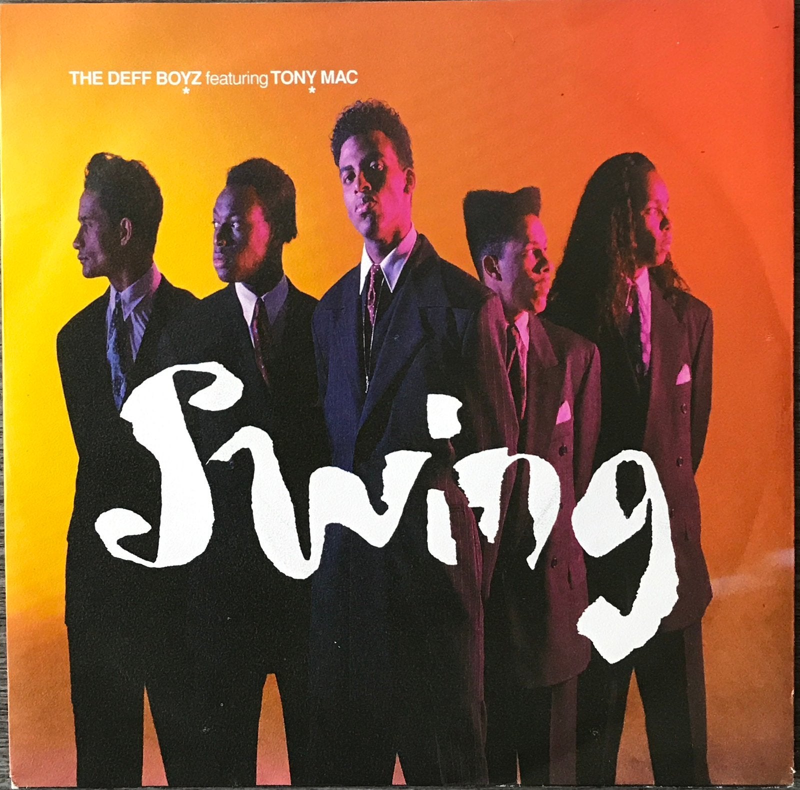 DEFF BOYZ featuring Tony Mac - Swing (NL’90) ALS NIEUW (Tip), Cd's en Dvd's, Vinyl Singles, Verzenden, Zo goed als nieuw, 7 inch