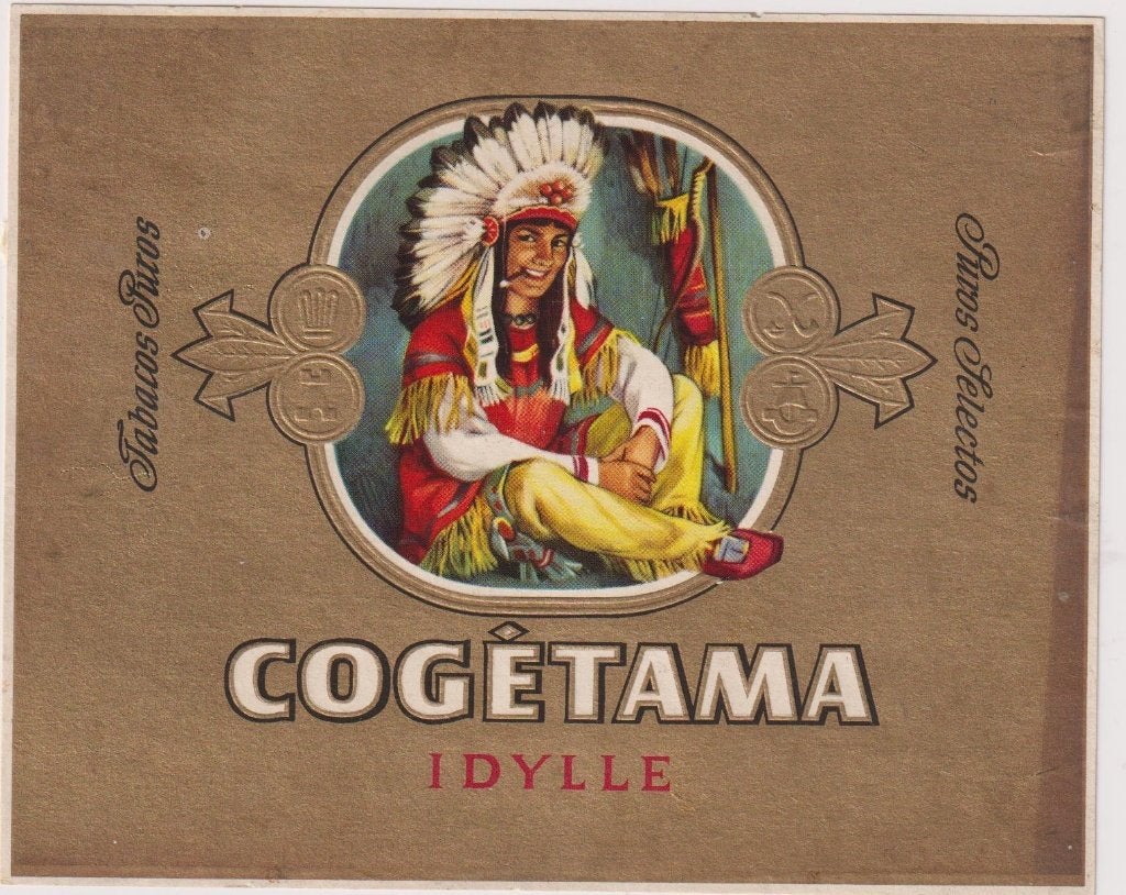 sigarenbanden - etiket - COGETAMA, Verzamelen, Ophalen of Verzenden, Zo goed als nieuw, Sigarenbandjes