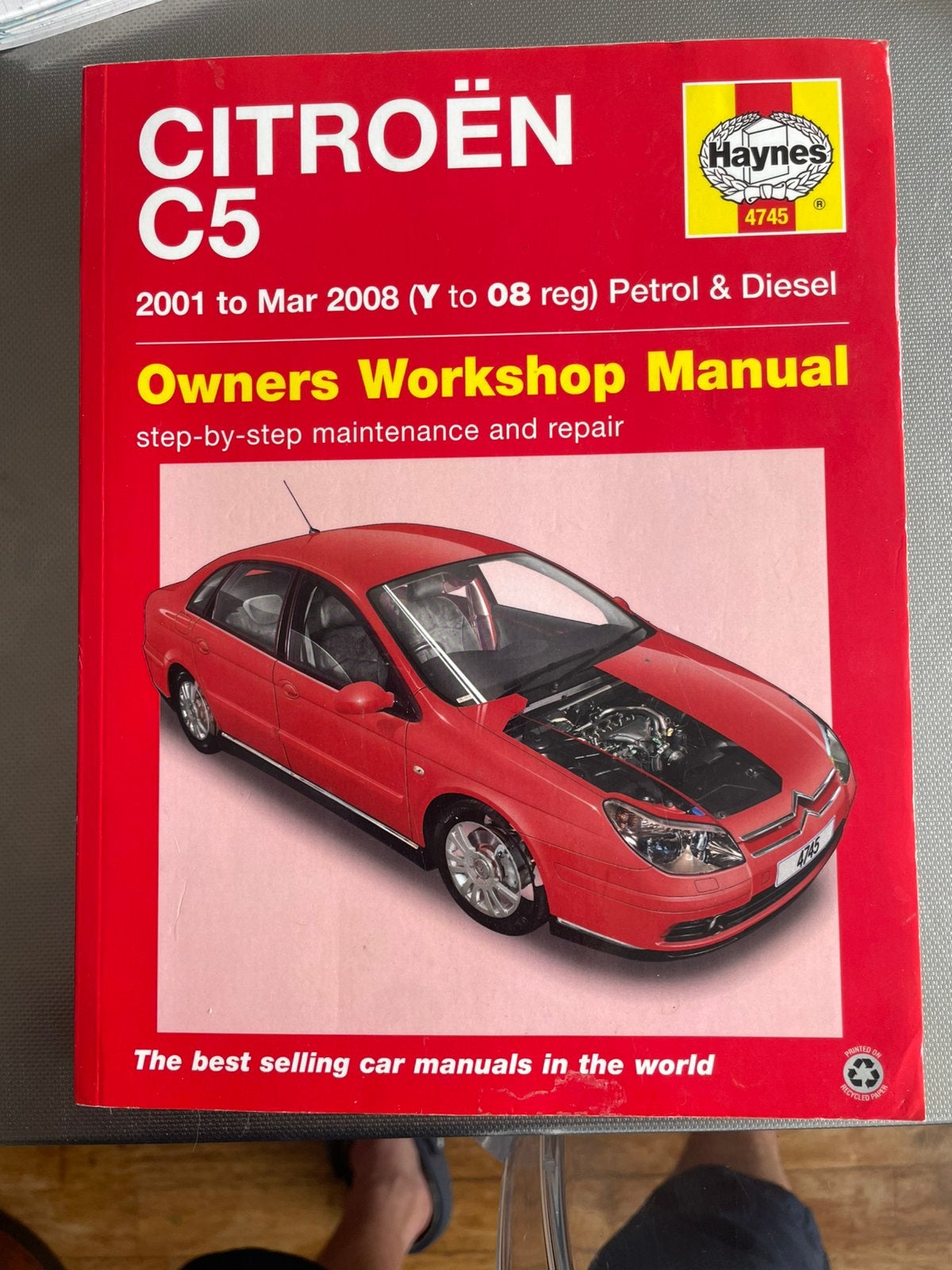 Citroën C5  2001- 2008 Haynes werkplaats handboek, Ophalen of Verzenden