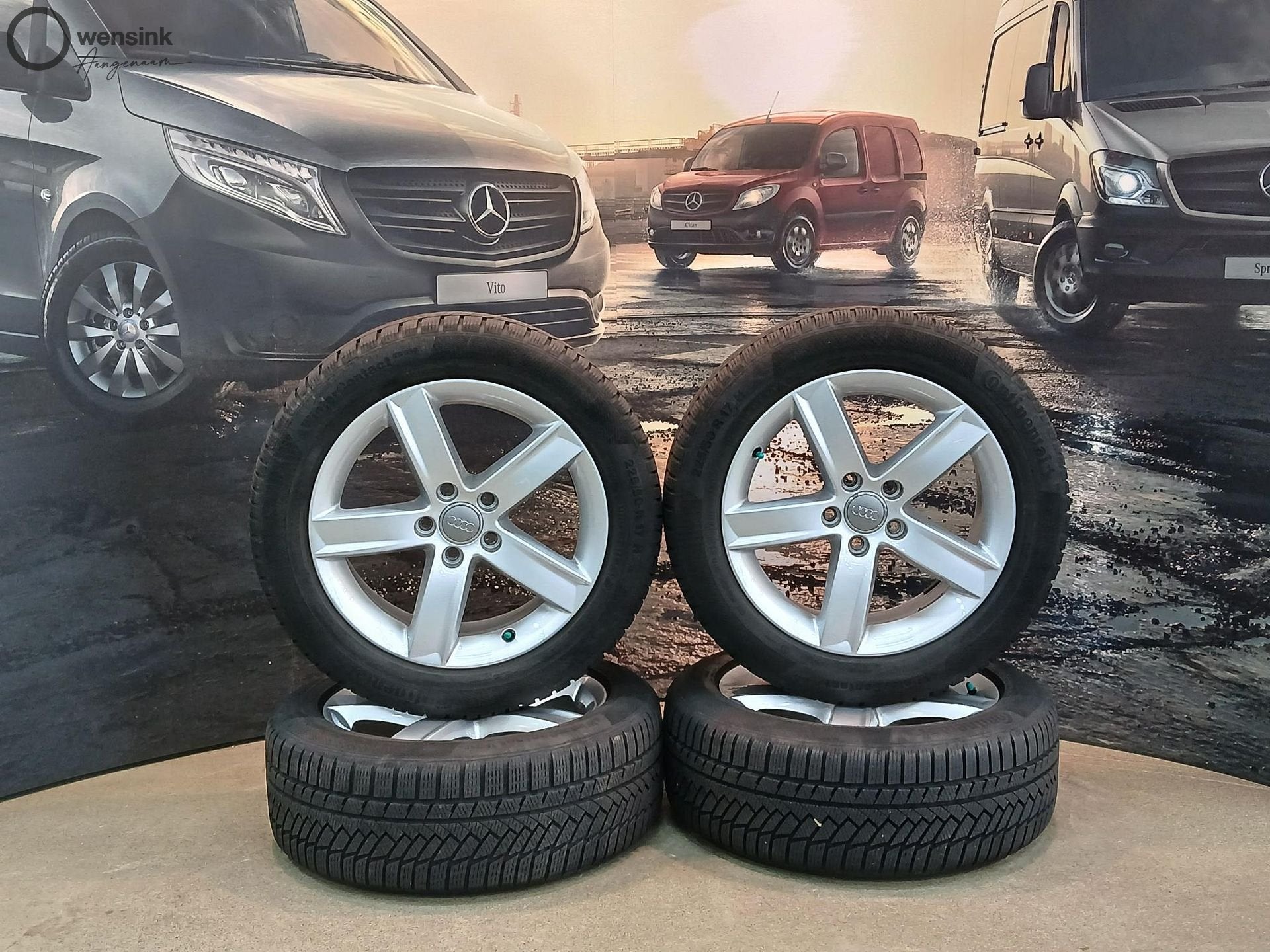 Winterset Audi A4 B9 (#937), Gebruikt, -, -, Banden en Velgen