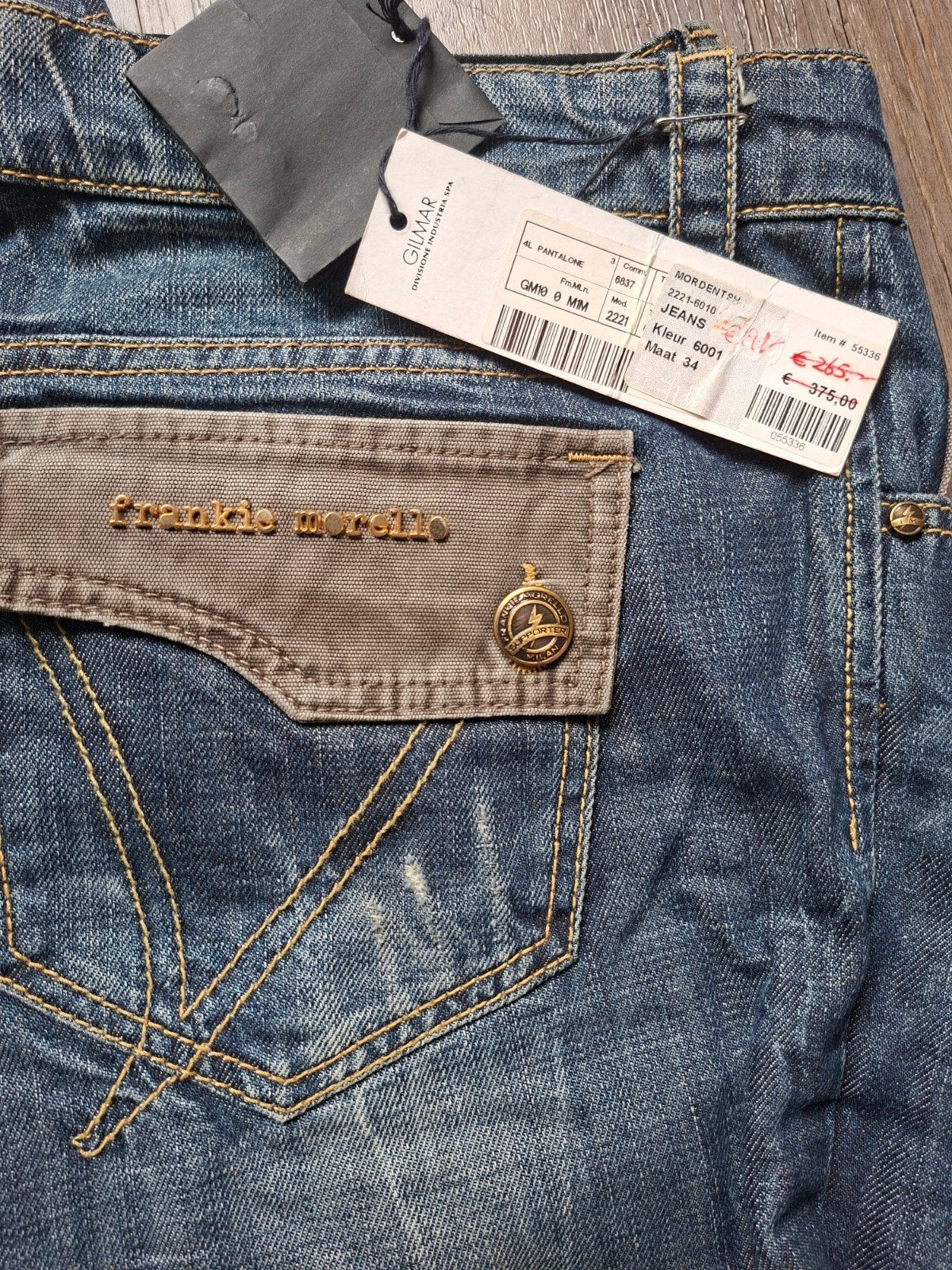 FRANKIE MORELLO jeans W34 L34, Blauw, FRANKIE MORELLO, Nieuw, Ophalen of Verzenden