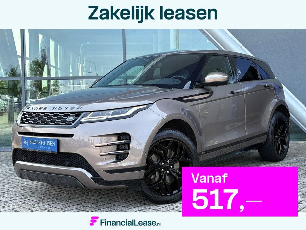 Land Rover Range Rover Evoque 2.0 P200 AWD HSE R-Dynamic Cam, 1800 kg, 4 cilinders, Bruin, Bedrijf