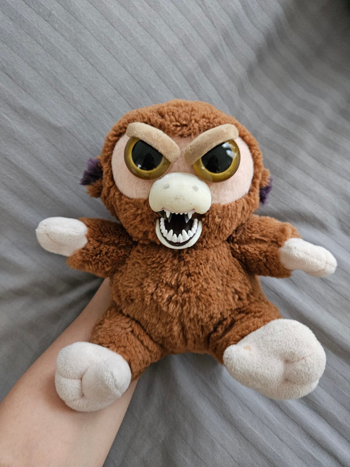 Feisty Pets Aap Pluche Knuffel 25 cm, Ophalen of Verzenden, Overige typen