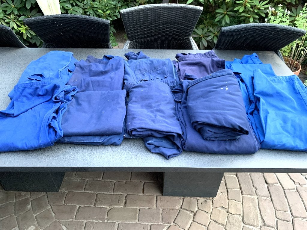 Bijna gratis af te halen werkoveralls 11 stuks. Werkkleding, Ophalen, Gebruikt, Heren, Overall