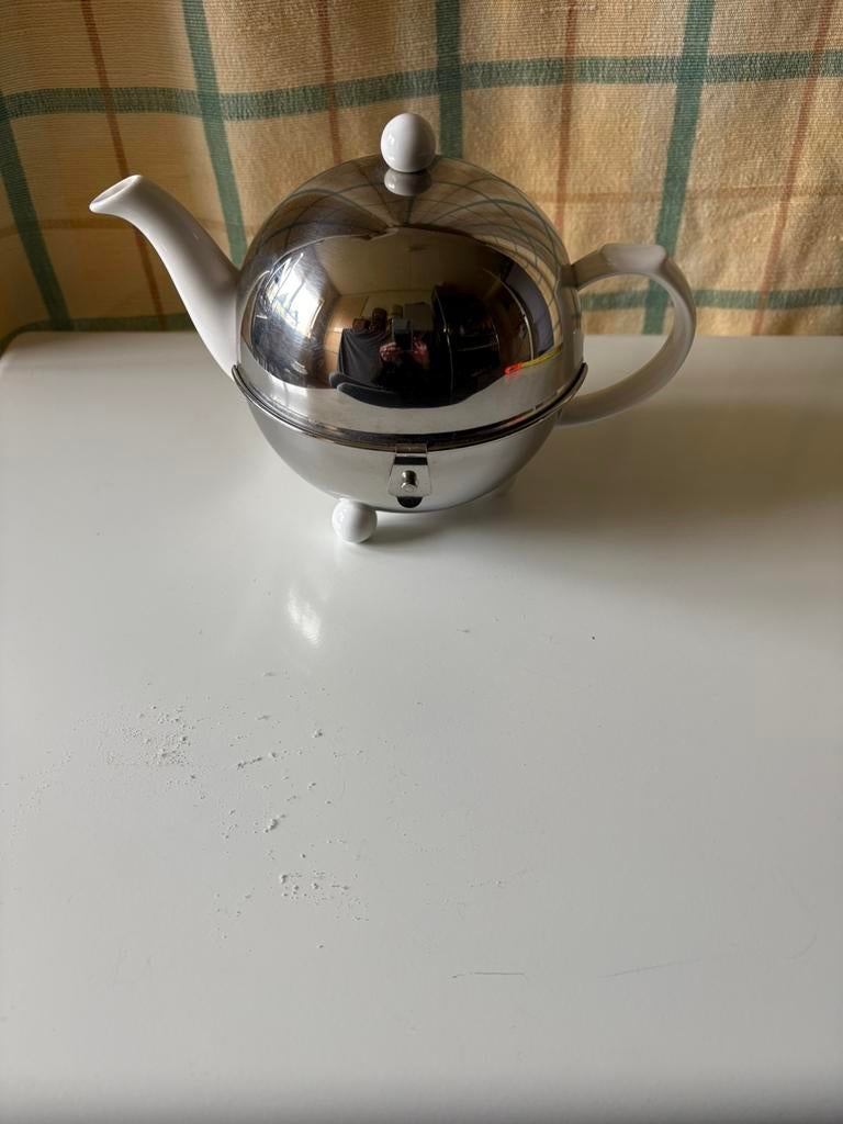 Theepot met warmhoud mantel, Ophalen of Verzenden