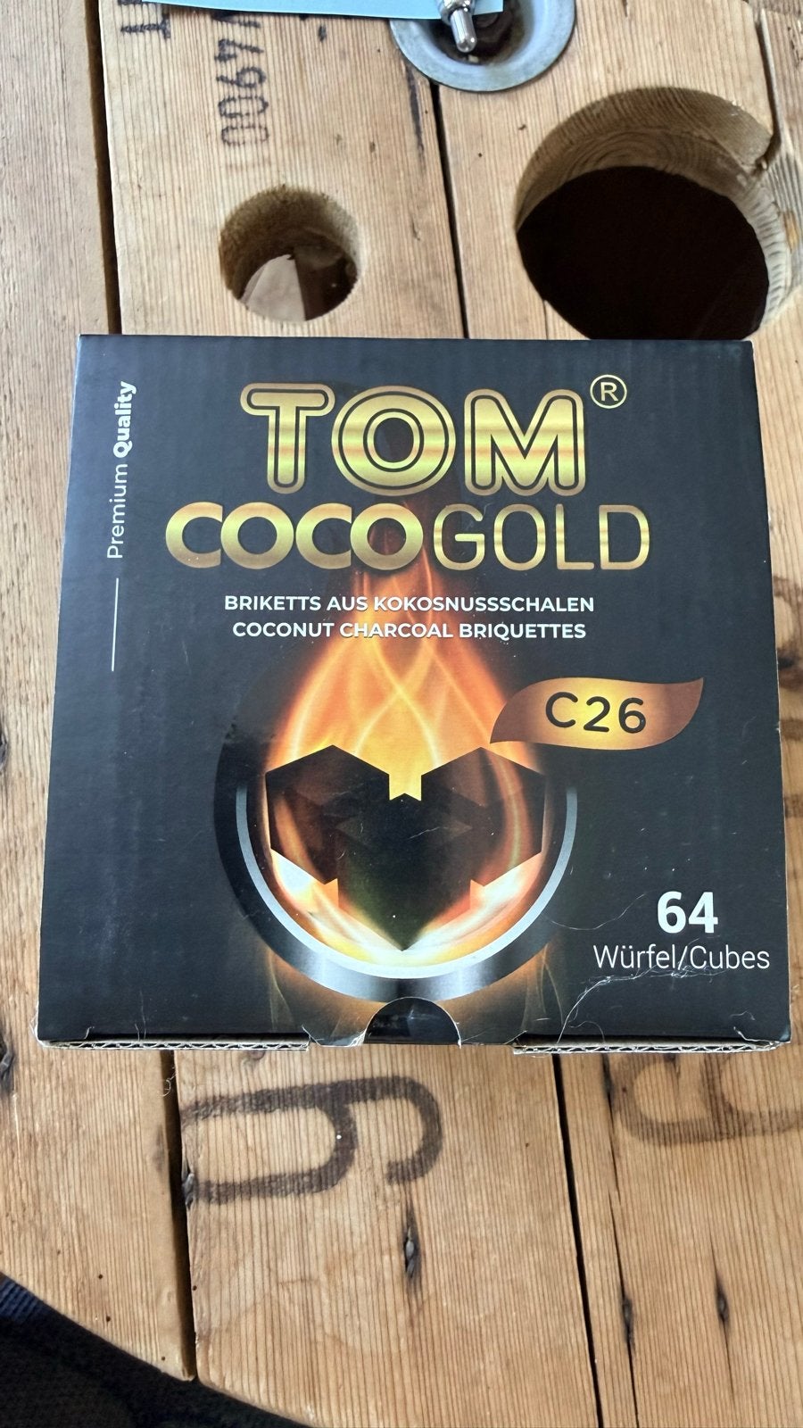 Tom coco gold Shisha Kooltjes - Nieuw in doos, Ophalen of Verzenden, Zo goed als nieuw, (Water)pijp
