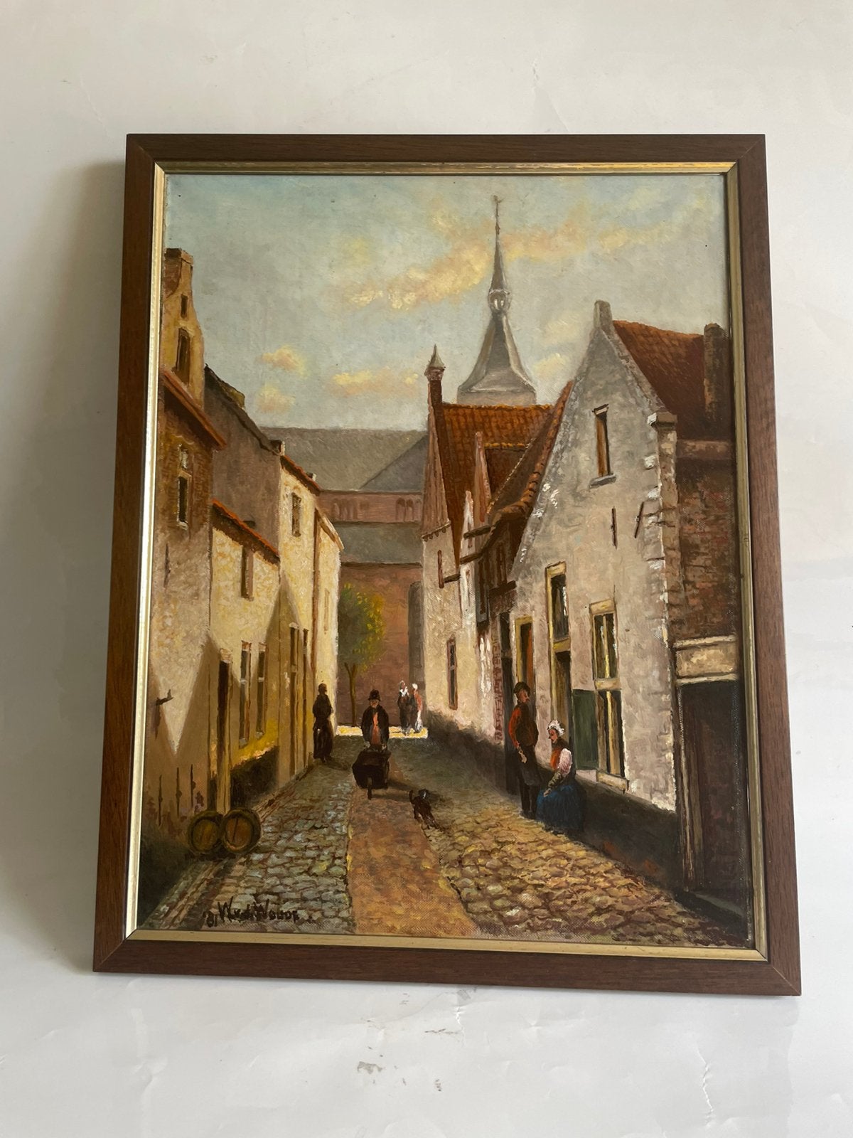 Straatje in hattum, Ophalen of Verzenden