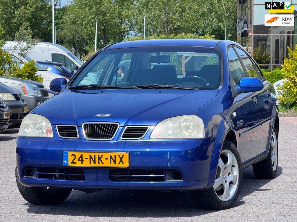Daewoo Nubira 1.6-16V Style | Airco | Elektrische ramen | On, Auto's, Daewoo, Voorwielaandrijving, Stof, Gebruikt, Zwart