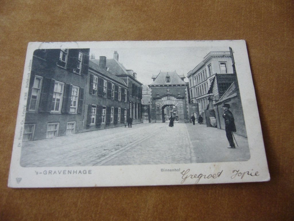 S, GRAVENHAGE  =  BINNENHOF  BRIEFKAART  1904, Ophalen of Verzenden, Voor 1920, Gelopen, Zuid-Holland