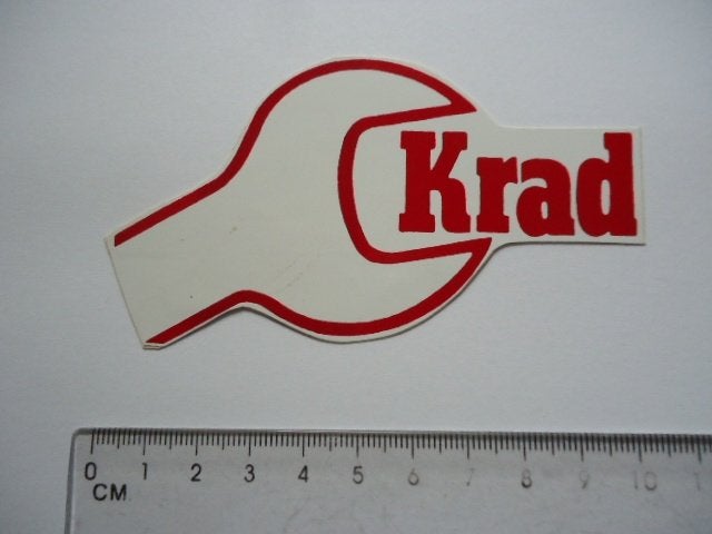 sticker oud KRAD Origineel KREIDLER Service brommer brom, Verzenden, Zo goed als nieuw, Bedrijf of Vereniging