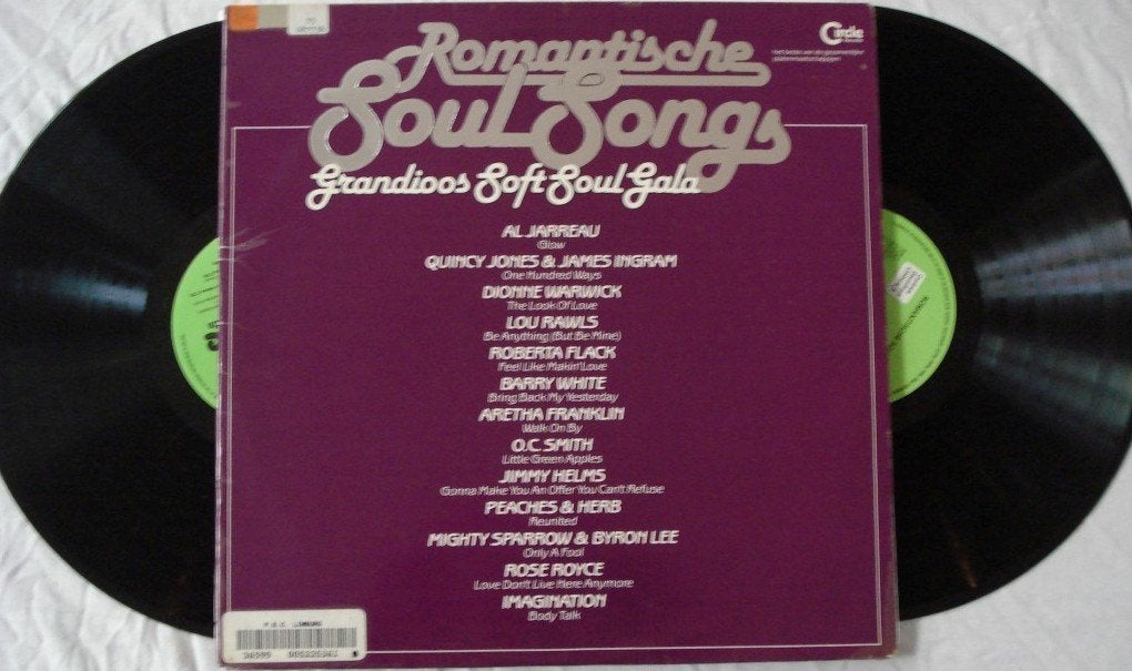 Romantische Soul Songs - Grandioos soft soul gala, Cd's en Dvd's, Vinyl | R&B en Soul, Gebruikt, 1980 - 1989, Ophalen of Verzenden