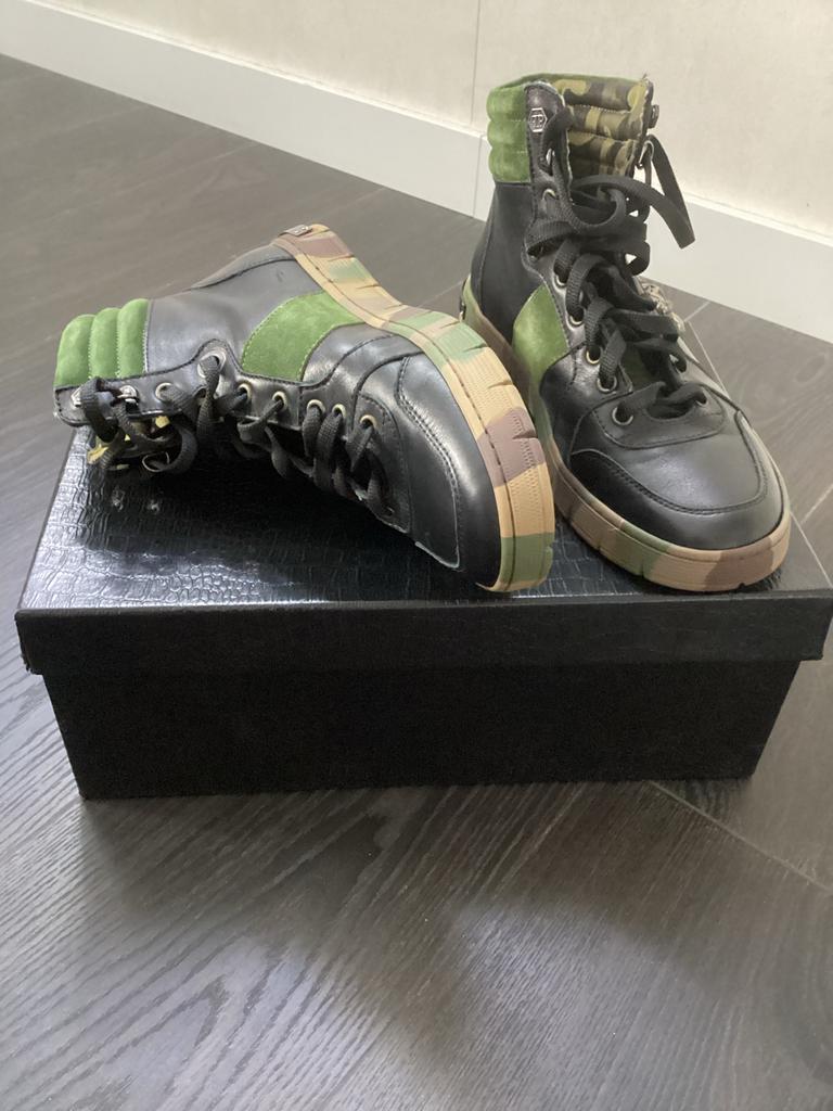 Originele Philipp Plein sneakers maat 39, Ophalen of Verzenden, Gedragen, Zwart, Sneakers of Gympen