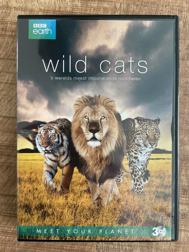 Wild Cats: 's Werelds Meest Imponerende Roofdieren (DVD), Alle leeftijden, Ophalen of Verzenden, Gebruikt, Natuur