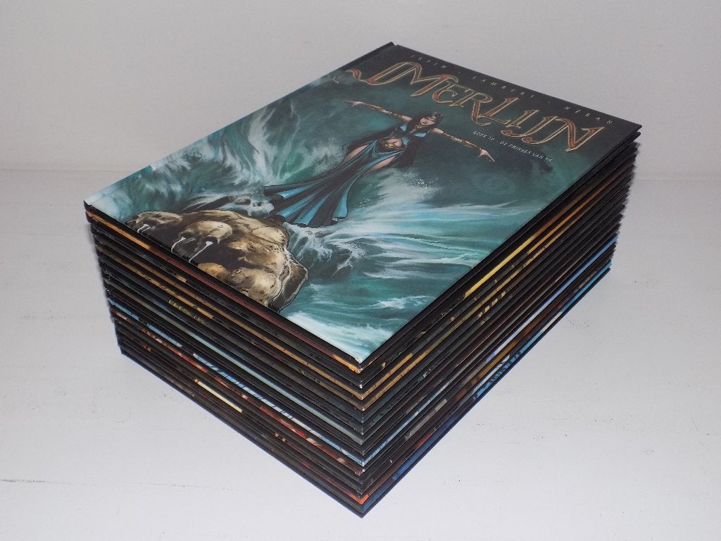 Merlijn ~ Complete serie HC''s 1 t/m 10 + Queeste 1 t/m 5, Boeken, Complete serie of reeks, Ophalen of Verzenden, Zo goed als nieuw