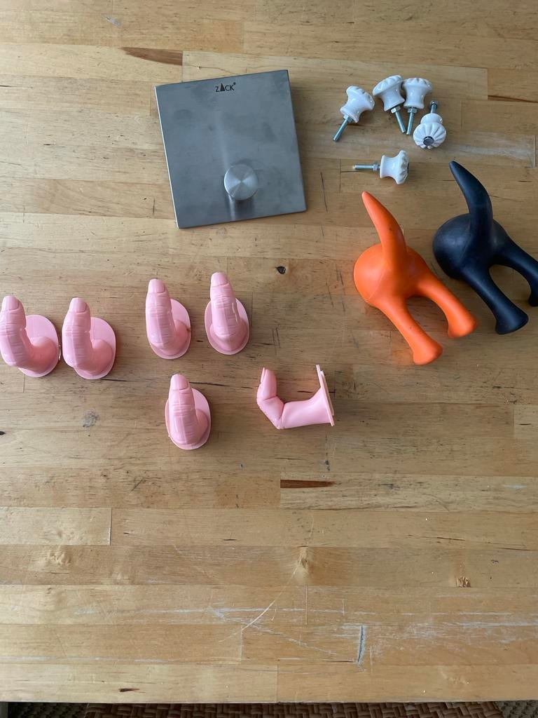 hangwerk, Huis en Inrichting, Woonaccessoires | Kapstokken, Gebruikt, Wandhaken, Ophalen of Verzenden, Minder dan 100 cm