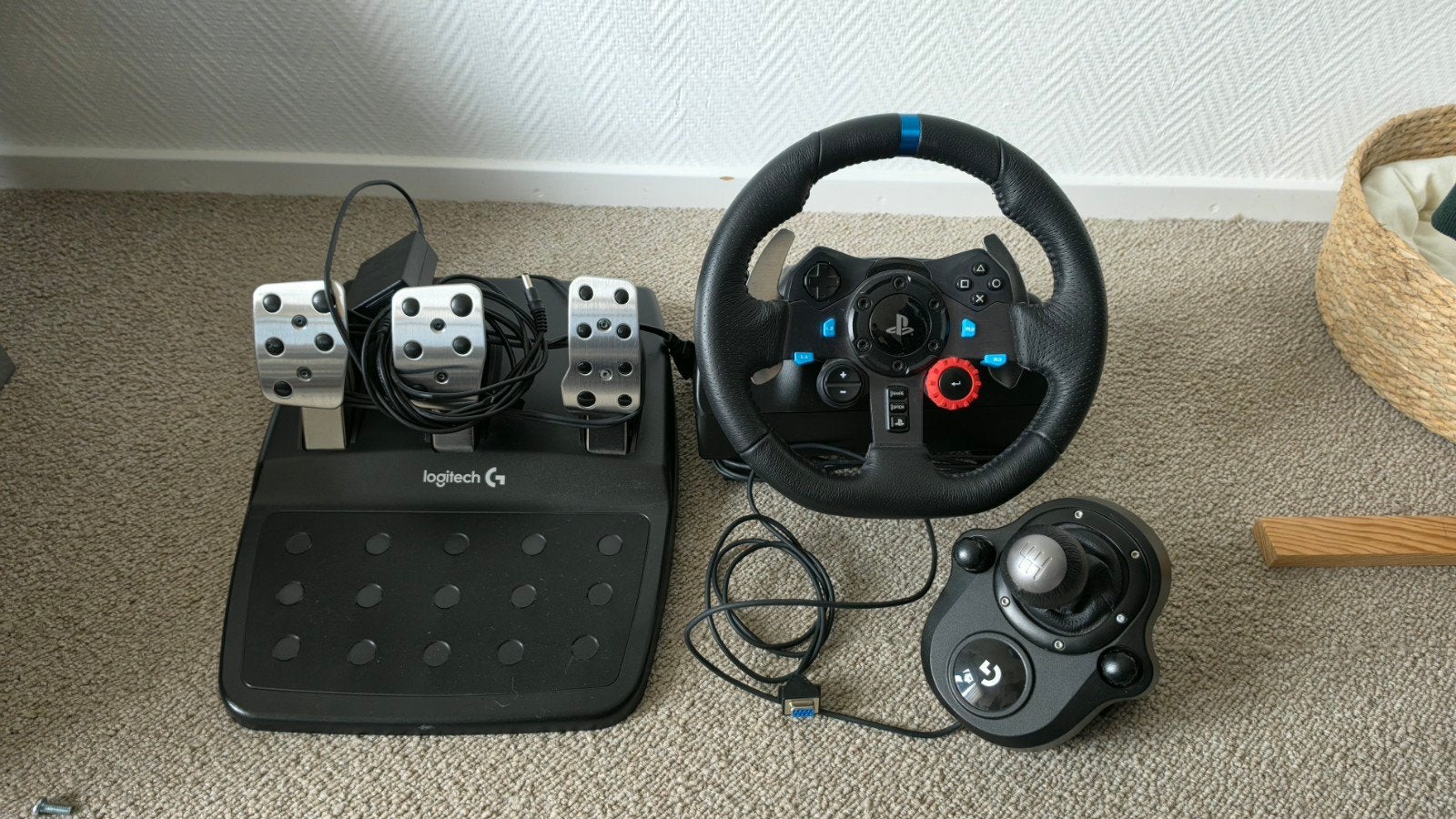 Logitech G29 Racestuur met Pedalen en Shifter, Spelcomputers en Games, Ophalen, Zo goed als nieuw, Stuur of Pedalen, PlayStation 4