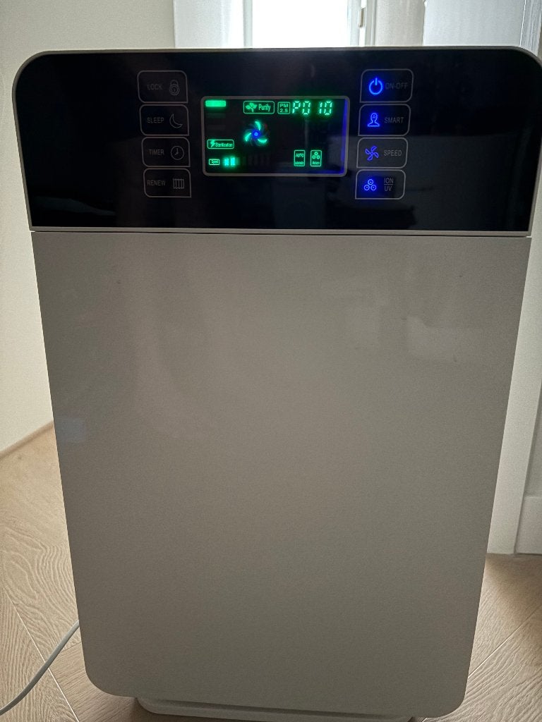 Livington Air Purifier luchtzuiveraar + NIEUW reservefilter, Ophalen of Verzenden, Zo goed als nieuw, Luchtreiniger