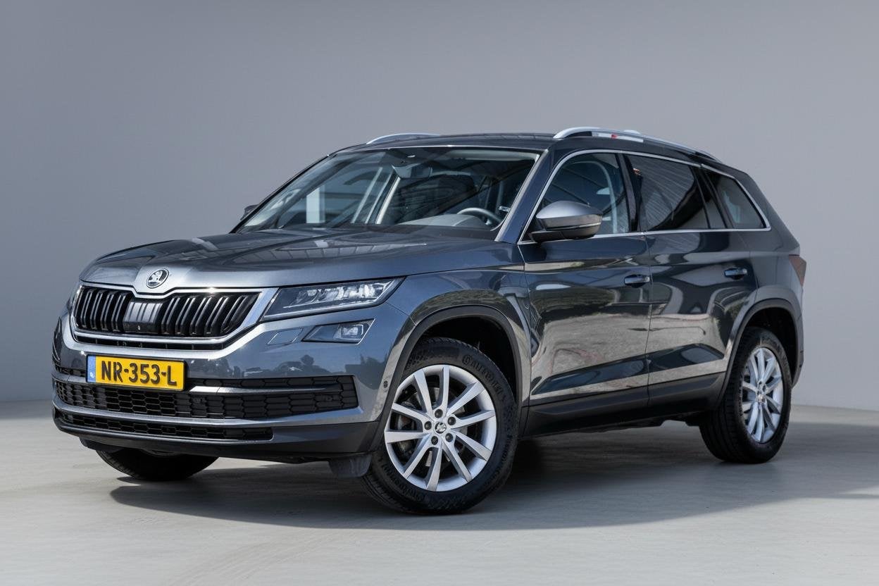 Skoda Kodiaq 1.4 TSI ACT 7pers OrgNL|360|Leder|Memory|Cant, Auto's, Skoda, 4 cilinders, 150 pk, 7 stoelen, Adaptive Cruise Control