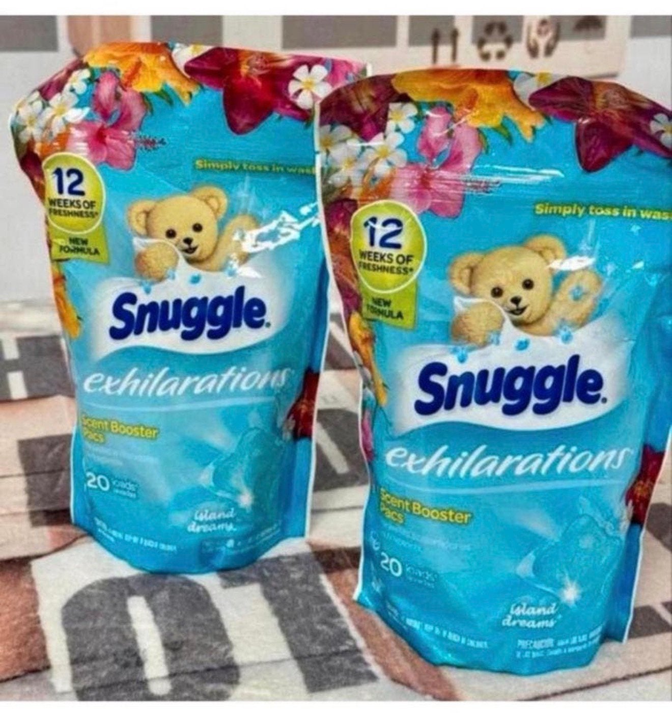 Snuggle Exhilarations Was Wasmiddel geurbooster 2X 20-pack, Ophalen of Verzenden, H, H, H