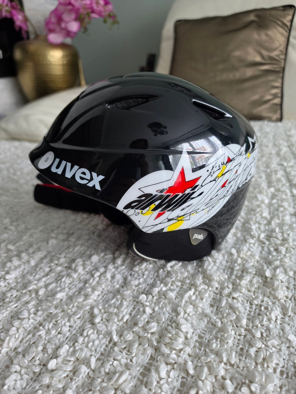 Uvex Skihelm Airwing Maat S 52-54 cm - Zo goed als nieuw, Overige merken, Overige typen, Ophalen of Verzenden, Zo goed als nieuw