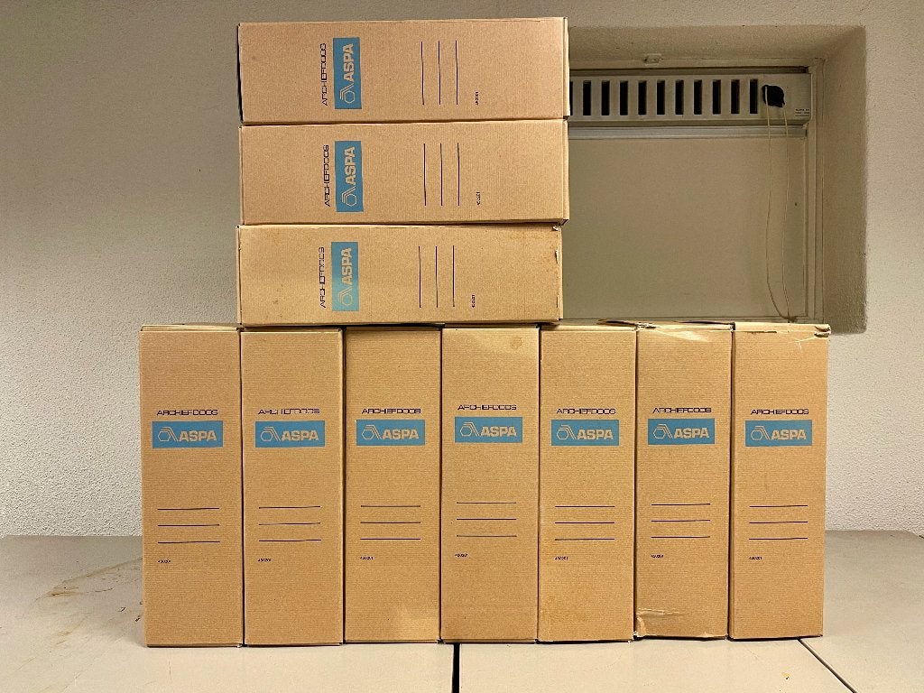 Archiefdozen, Ophalen, Gebruikt