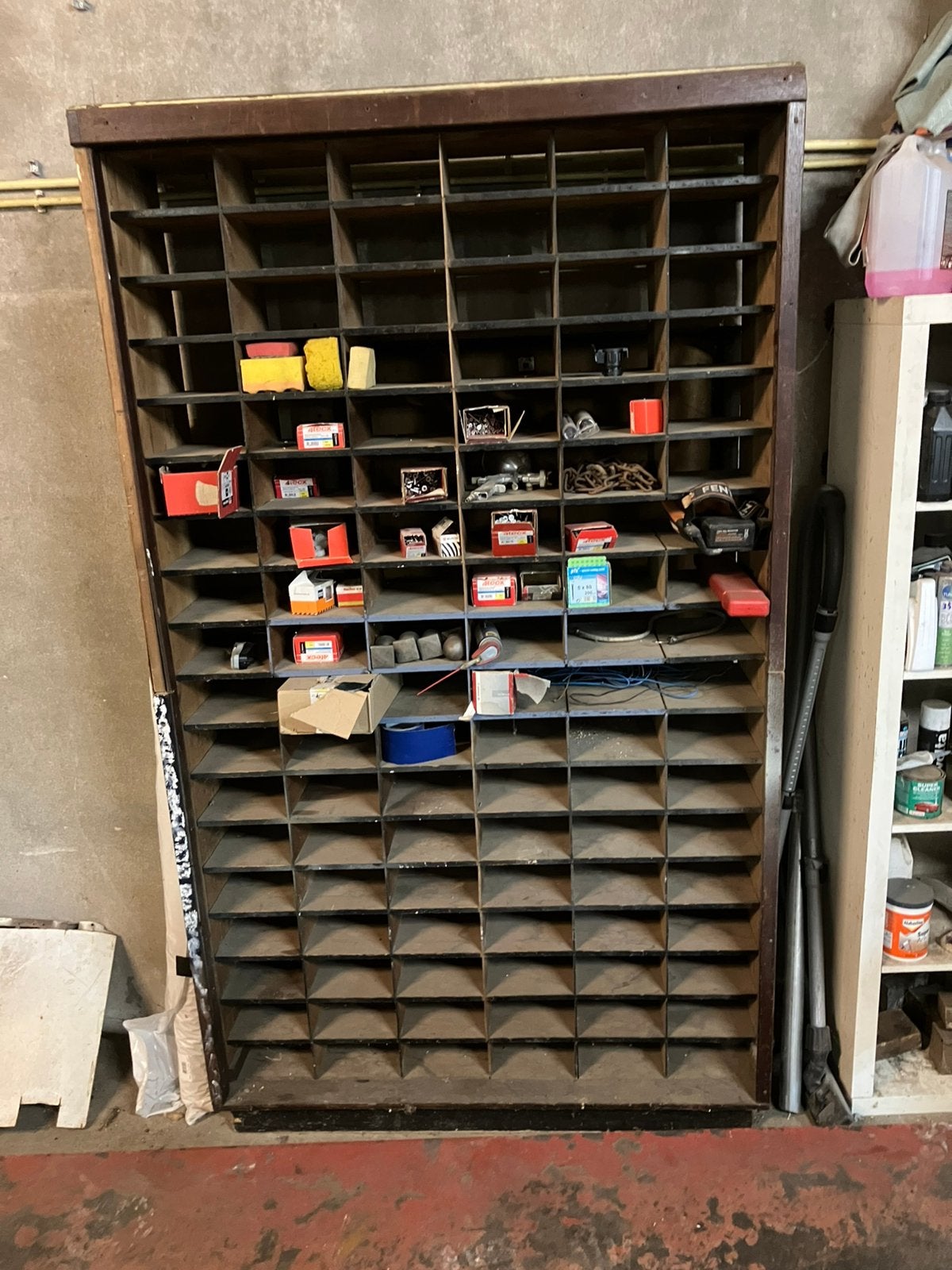Vakkenkast, Ophalen, Gebruikt