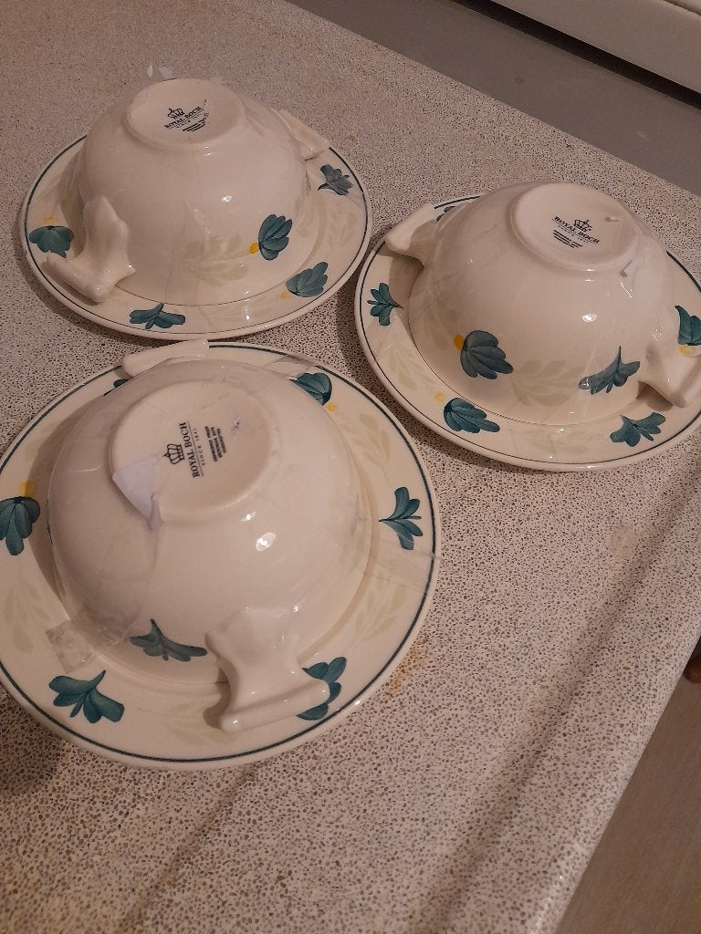 BOERENBONT SOEPKOMMEN 3 stuks, Landelijk/Boerenbont, Nieuw, Ophalen of Verzenden, Kom(men)