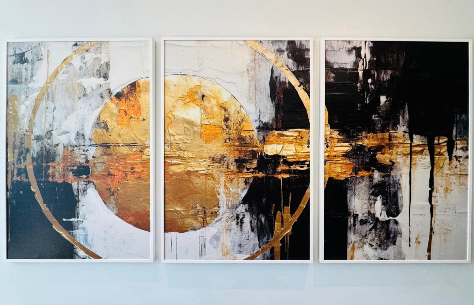 Drieluik te koop 120x80 cm uit Italie …nieuw!, Nieuw, 125 cm of meer, Ophalen of Verzenden, Print