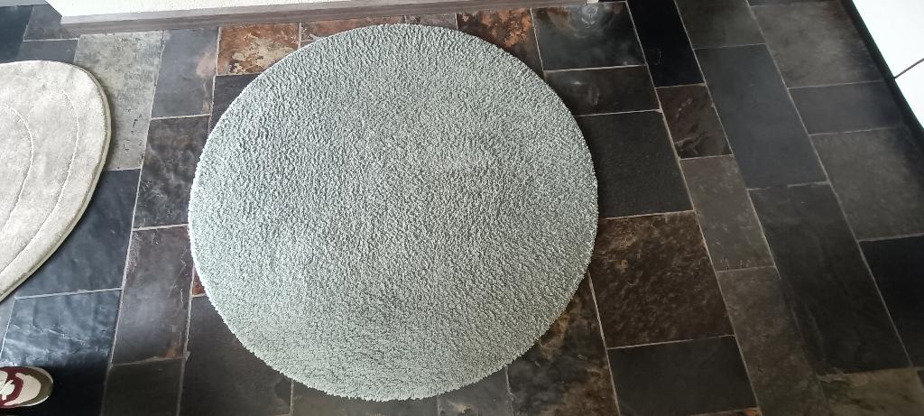Vloerkleed rond, Ophalen, Rond, Zo goed als nieuw, Groen
