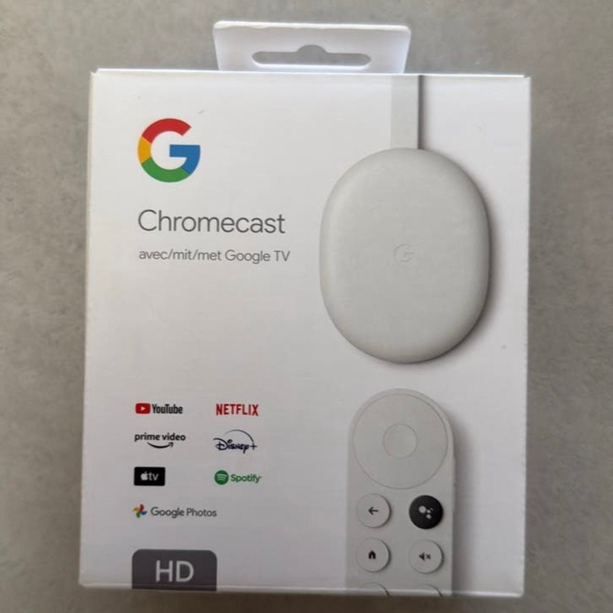 Google chromecast met afstandbediening, Ophalen of Verzenden, Nieuw