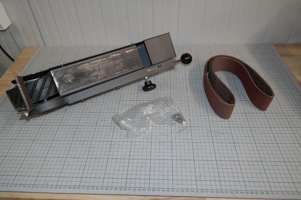 Creusen Bandschuur- / slijpmachine opzetstuk schuurband, Ophalen of Verzenden, Gebruikt, Minder dan 700 watt, Overige typen