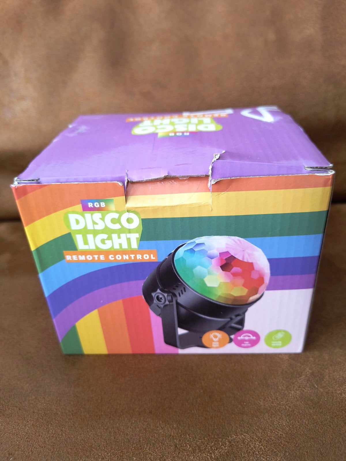 RGB Disco light inclusief remote control, Ophalen, Zo goed als nieuw, Licht