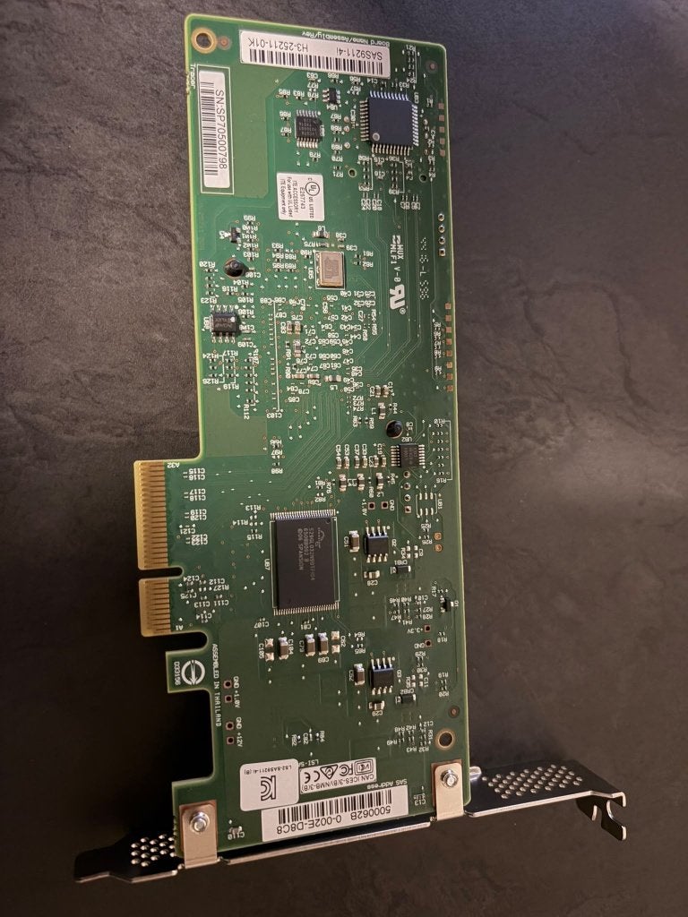 LSI SAS 9211-4i SAS / SATA HBA Controller - 6Gb/s PCIe, Computers en Software, Intern, Gebruikt, SAS, SSD