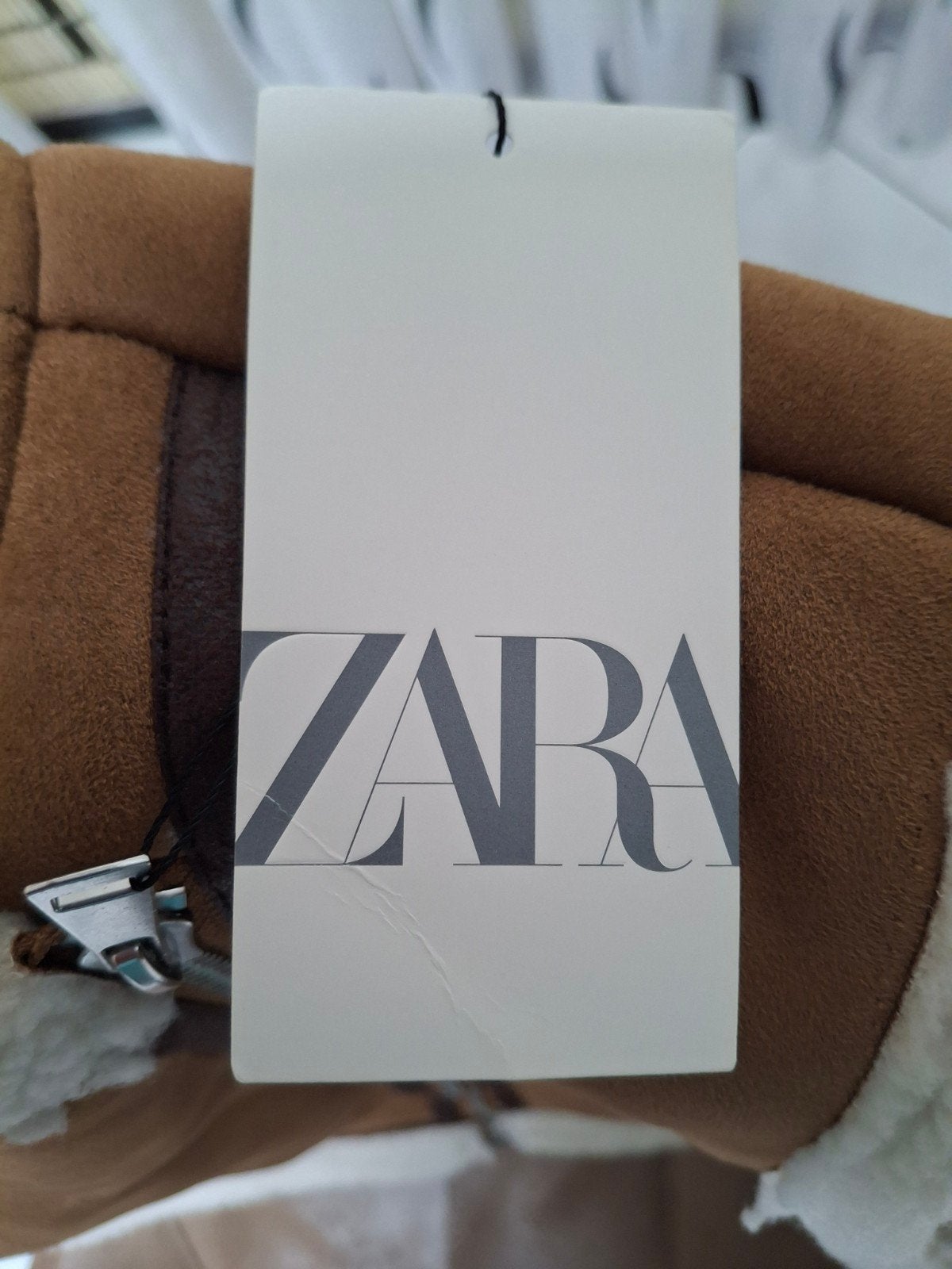 Zara jas met teddy voering - Maat L, Ophalen, Bruin, Zara, Maat 42/44 (L)