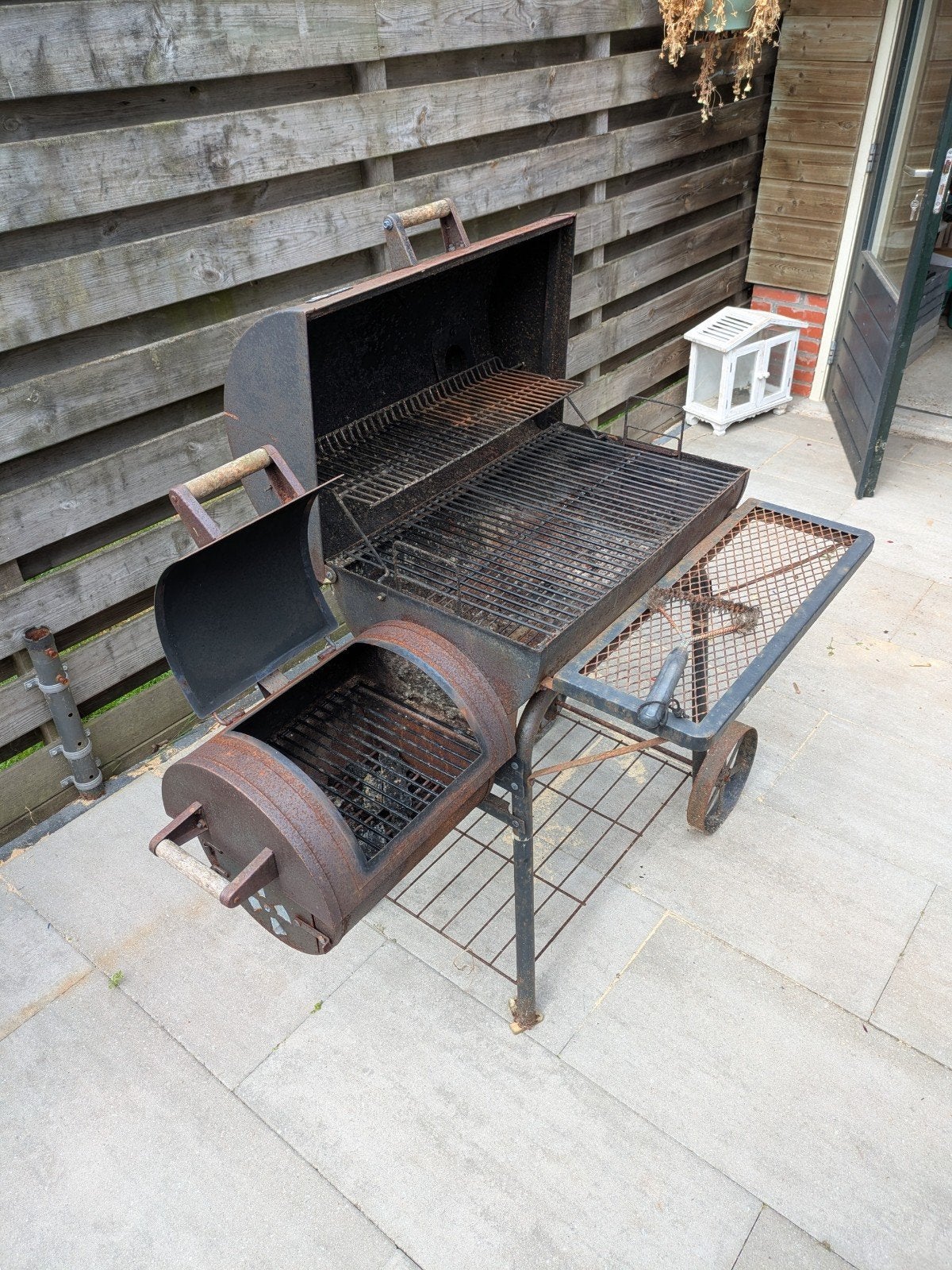 El Fuego Offset Smoker BBQ, Ophalen, Gebruikt, El Fuego