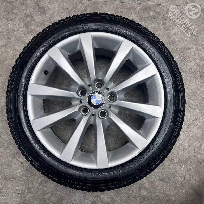 18 inch originele velgen + all season banden BMW 5 serie, 18 inch, -, -, Banden en Velgen