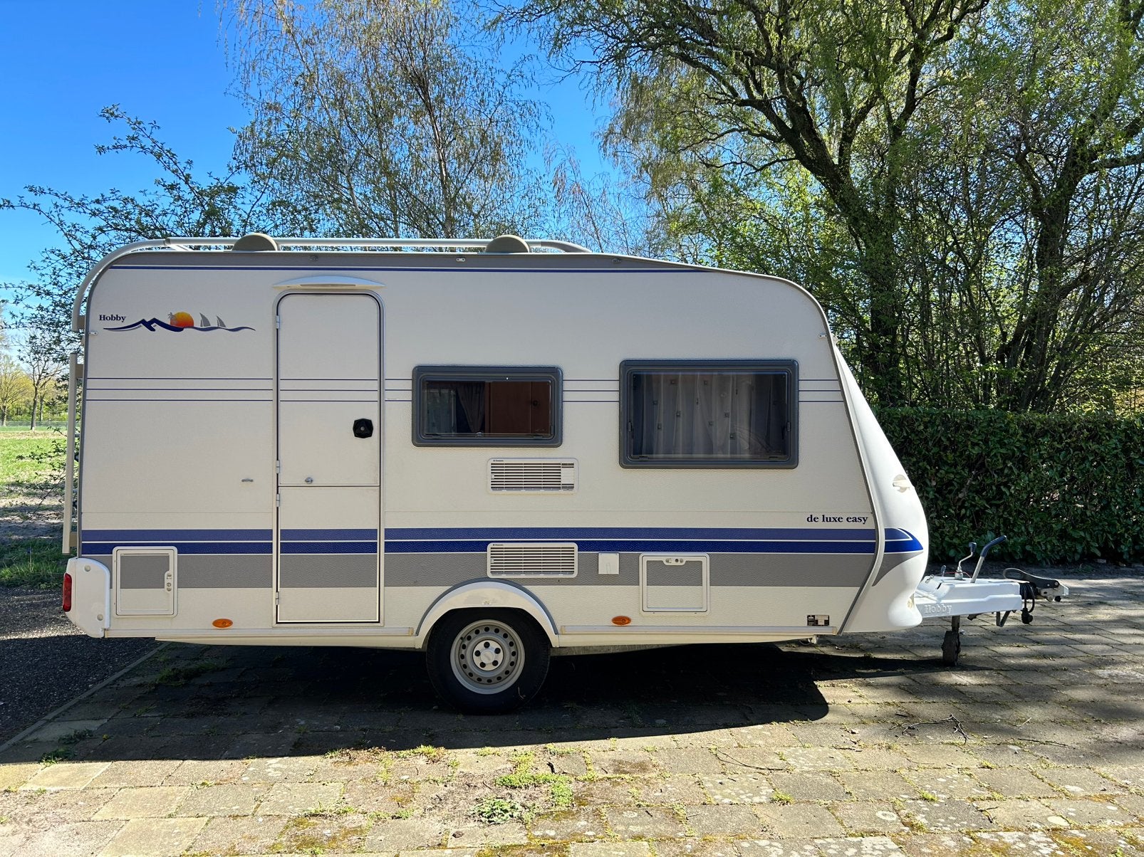 Hobby De Luxe Easy 400, Caravans en Kamperen, Caravans, Hobby, Treinzit, 750 - 1000 kg, Particulier