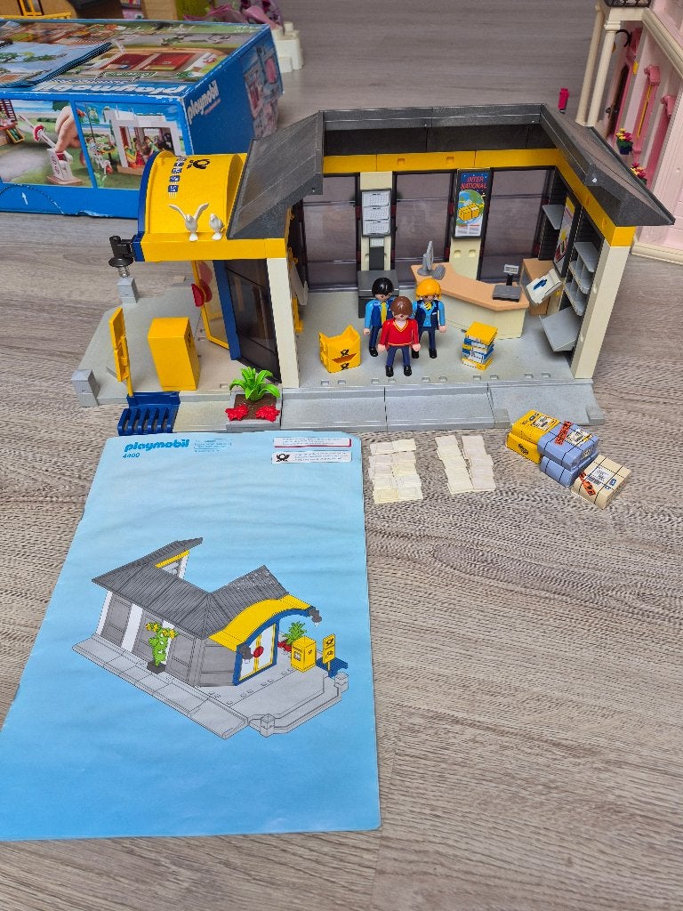 Mega Postset: Postkantoor(4400)+Postbodes (4403)–Vintage!, Gebruikt, Gebouw, Complete set, Ophalen of Verzenden