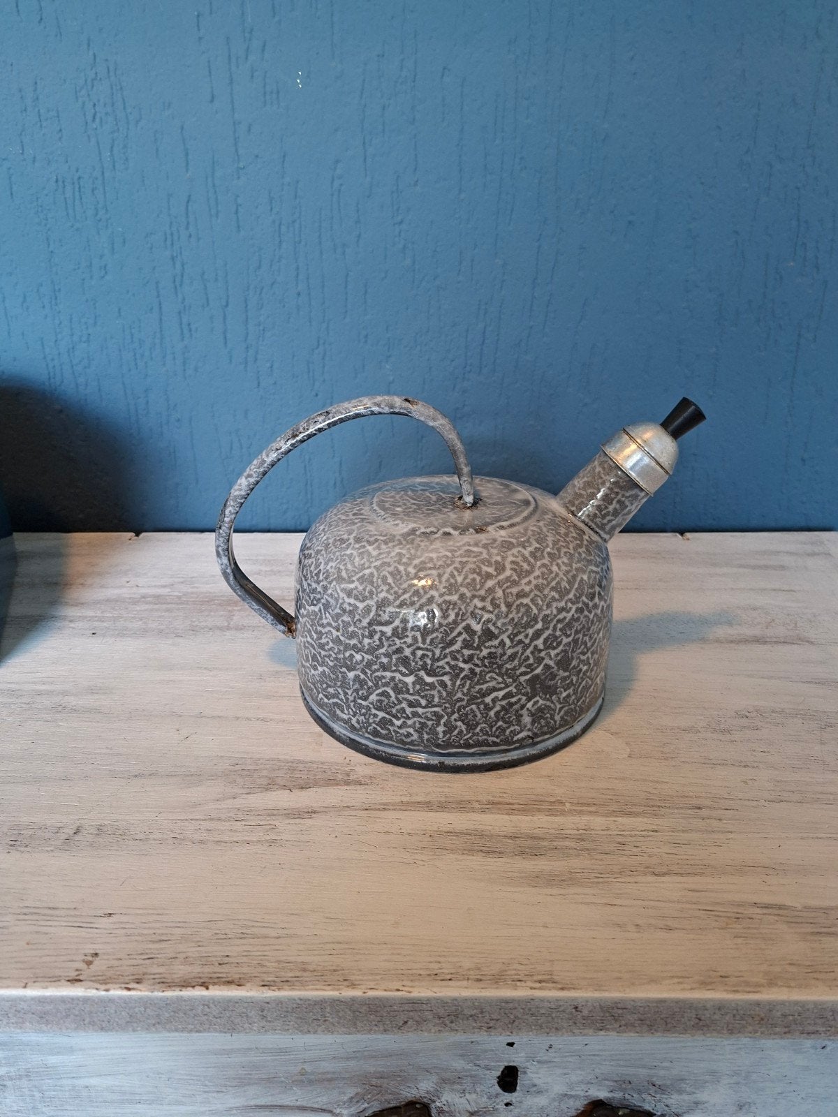 emaille fluitketel, Ophalen of Verzenden