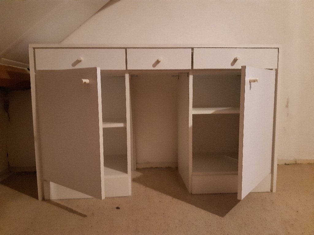 witte IP20 kast, Huis en Inrichting, Ophalen, Overige materialen, Gebruikt, Minder dan 100 cm