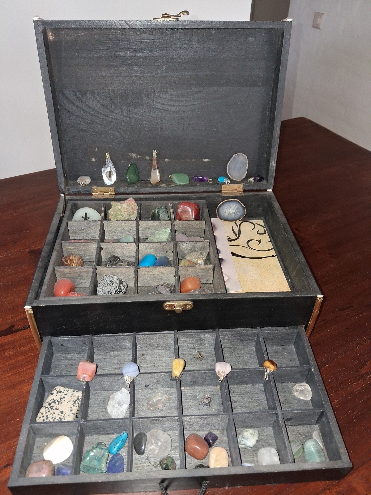 Miyu Magic Stones Verzameling met Houten Kist, Ophalen, Gebruikt