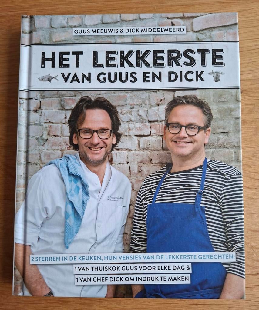 Het Lekkerste van Guus en Dick - Kookboek, Ophalen, Zo goed als nieuw, Nederland en België, Guus Meeuwis & Dick Middelweerd